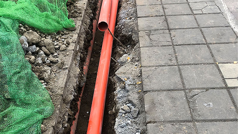  新津电力电缆管网改造